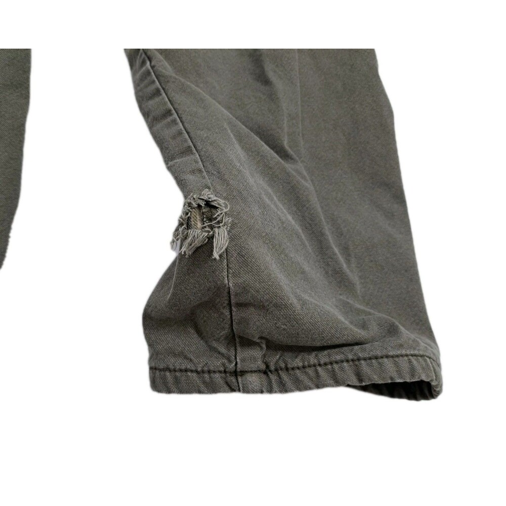 Red Head Men's 36x30 Flannel Lined Carpenter Cargo Pants Utility Canvas Work - Picture 7 of 9